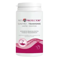 VET PROTECTOR® GASTRO – VIRŠKINIMAS – virškinimo palaikymas šunims ir katėms, 150 g