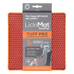 LickiMat Tuff Soother Pro - laižymo kilimėlis šunims ir katėms, treniruočių kilimėlis, Zielony / Twarda — 3 nuotrauka