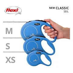 flexi Classic Seilleine blau, 5 m