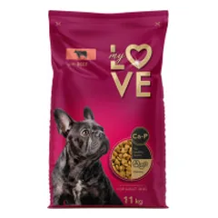 My Love sausas pašaras su jautiena visų veislių suaugusiems šunims