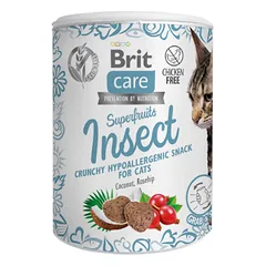 Brit Care Cat skanėstas Superfruits Insect 100g