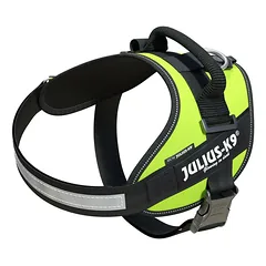 Julius - K9 IDC Powerharness - aukštos kokybės pakinktai šunims, Limonkowym — 5 nuotrauka