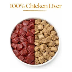 Dr Malou Cat and Dog liofilizuotos vištienos kepenėlės, skanėstai šunims ir katėms 50 g — 2 nuotrauka