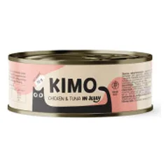 Kimo Chicken & Tuna in Soft Jelly konservai su vištiena ir tunu katėms - Zoobazė, 70 g parduotuvėje pet24.lt