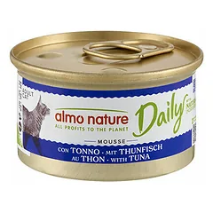 Almo Nature Daily Cat lengvas paštetas su tunu, drėgnas maistas katėms 85 g