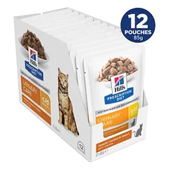 Hill’s Prescription Diet Feline c/d Multicare Konservuotas pašaras katėms šlapimo sistemos sveikatingumui (su vištiena) 12 × 85 g
