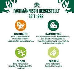 James Wellbeloved Grain Free Adult Dog Hypoallergenic su kalakutiena, drėgnas maistas šunims — 4 nuotrauka