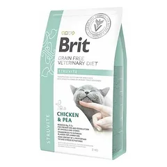 Brit GF Veterinary Diets Cat Struvite  sausas pašaras katėms 2 kg