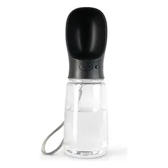 lionto tragbare, auslaufsichere Hundetrinkflasche aus ABS-Kunststoff