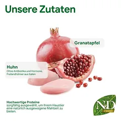 Farmina N&D Grain Free Mini su vištiena ir granatu, sausas maistas šunims — 3 nuotrauka