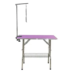 Tvirtas Blovi grožio stalas - su aukščio reguliavimo diapazonu nuo 75 iki 90 cm, Black / 110x60cm — 1 nuotrauka