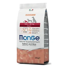 Monge Mini Adult su lašiša ir ryžiais 7,5kg