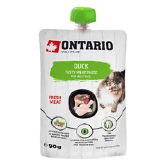 Ontario Duck Fresh Meat Paste skanėstas katėms su antiena, 90 g