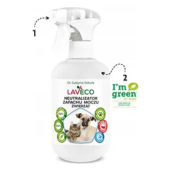 Laveco gyvūnų šlapimo kvapo neutralizatorius, šunims, katėms, triušiams – saugi sudėtis — 4 nuotrauka