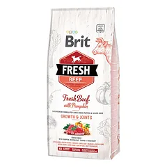 Brit Fresh Beef with Pumpkin Puppy Large sausas maistas šuniukams