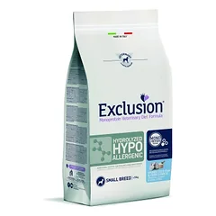 Exclusion Hydrolyzed Hypoallergenic sausas pašaras mažų veislių šunims su žuvimi 2 kg