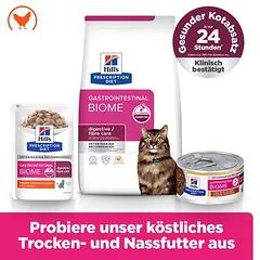 Hill's Prescription Diet Gastrointestinal Biome su vištiena, sausas maistas katėms — 3 nuotrauka