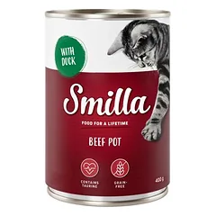 Smilla jautienos indeliai drėgnas maistas katėms 6 x 400 g — 2 nuotrauka