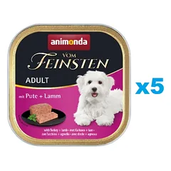 ANIMONDA Vom Feinsten Classic su kalakutiena ir aviena 5 x 150 g