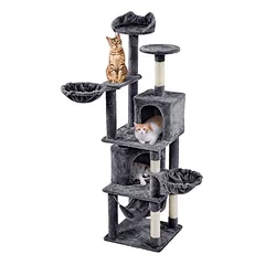Kratzbaum 175 cm XXL deckenhoch Stabil Katzenkratzbaum Kletterbaum