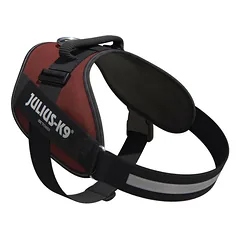 Julius - K9 IDC Powerharness Bordeaux - Rudas - aukštos kokybės šunų pakinktai, Bordo spalvos, Baby 1 — 4 nuotrauka