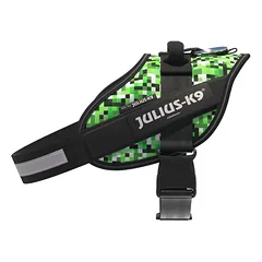 Julius - K9 IDC Powerharness Pixelfield - šuns pakinktai su atšvaitais, pikseliais