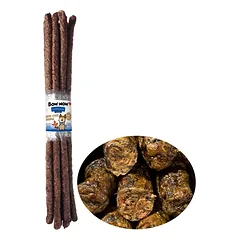 Skanėstai šunims BOW WOW Crunchy snack žąsies kepenėlėmis, 6 poros