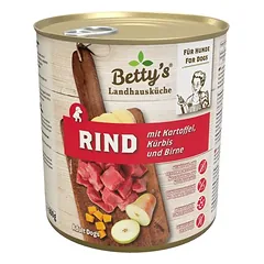 Betty's Landhausküche jautiena su bulvėmis, drėgnas maistas šunims, Jautiena su bulvėmis 6 x 800g — 2 nuotrauka