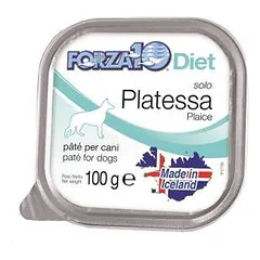 Forza 10 Solo Diet Plaice drėgnas maistas alergiškiems šunims, 100 g nuotrauka