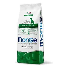 Monge Dry Dog Maxi Adult sausas maistas didelių veislių šunims, 12 kg