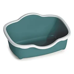 StefanPlast TRES CHIC Atvira kačių tualeto dėžutė, balta/angl. žalia, 56×38.5×26 cm