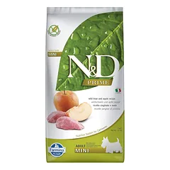 FARMINA N&D PRIME - DOG Dry Wild Boar&Apple ADULT MINI 7 kg parduotuvėje Petz.lt
