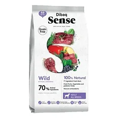 Dibaq Sense sausas maistas alergiškiems šunims su elniena ir šerniena 10 kg