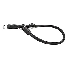 HUNTER dresūros antkaklis Round & Soft, Dydis: M-L, Spalva: ruda, Kaklo apimtis: 50 cm, Plotis: 1,0 cm — 2 nuotrauka