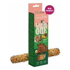 Mealberry Little One "Green valley" visiškai valgoma begrūdė lazdelė smulkiems žinduoliams su vaisiais 180 g — 2 nuotrauka
