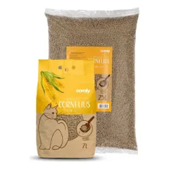 Comfy Cornelius Natural kukurūzinis kraikas katėms, 25 l — 2 nuotrauka