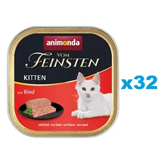 ANIMONDA Vom Feinsten Kačiukas su jautiena 32x100 g