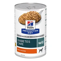 HILL'S Prescription Diet Canine w/d Diabetes Care su vištiena 370 g skardinė
