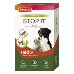 Repelentas - Beaphar STOP IT GRANULĖS 2x200gr parduotuvėje ramiosblusos.lt