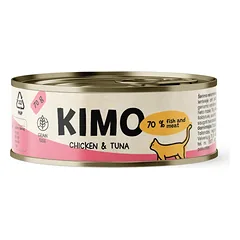 Kimo Tuna&Shrimp konservai katėms su tunu ir krevetėmis (70g. * 24vnt.)