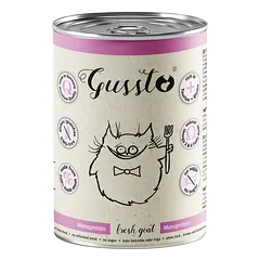 GUSSTO Cat Fresh Goat drėgna maistas katėms su ožkiena 400g
