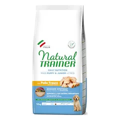 Natural Trainer Puppy & Junior Maxi su vištiena, sausas maistas šunims — 3 nuotrauka