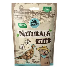 Mr. Bandit Naturals Mini Pheasant papildomas maistas šunims su fazanu, 80 g