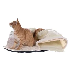 TIAKI tunelio kilimėlis, smėlio spalvos, apie L 68 x B 68 x H 20 cm — 4 nuotrauka