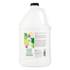 Pet Silk Vegan Aloe Vera Oatmeal kondicionierius - drėkinamasis ir raminamasis kondicionierius šunims ir katėms, su alaviju ir avižomis, koncentratas 1:16, 3,8L — 2 nuotrauka