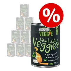 Greenwoods Veggie su jogurtu, bulvėmis, morkomis ir špinatais, drėgnas maistas šunims — 5 nuotrauka