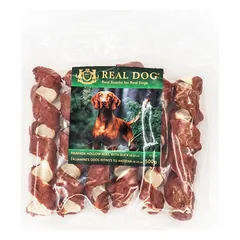 Real Dog odos vyniotinis su antiena 18-20 cm, skanėstai šunims 500 g parduotuvėje petbaze.lt