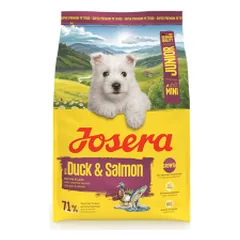 Josera Mini Junior Duck&Salmon sausas maistas šunims, 3 kg