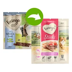 Feringa Sticks su lašiša ir upėtakiu, skanėstai katėms — 2 nuotrauka