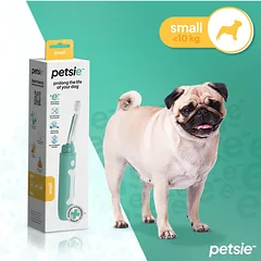 DOGSLIFE Petsie Revolutionary Dog Toothbrush elektrolitinis dantų šepetėlis mažų veislių šunims, S — 3 nuotrauka